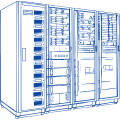 IT infrastructure icon