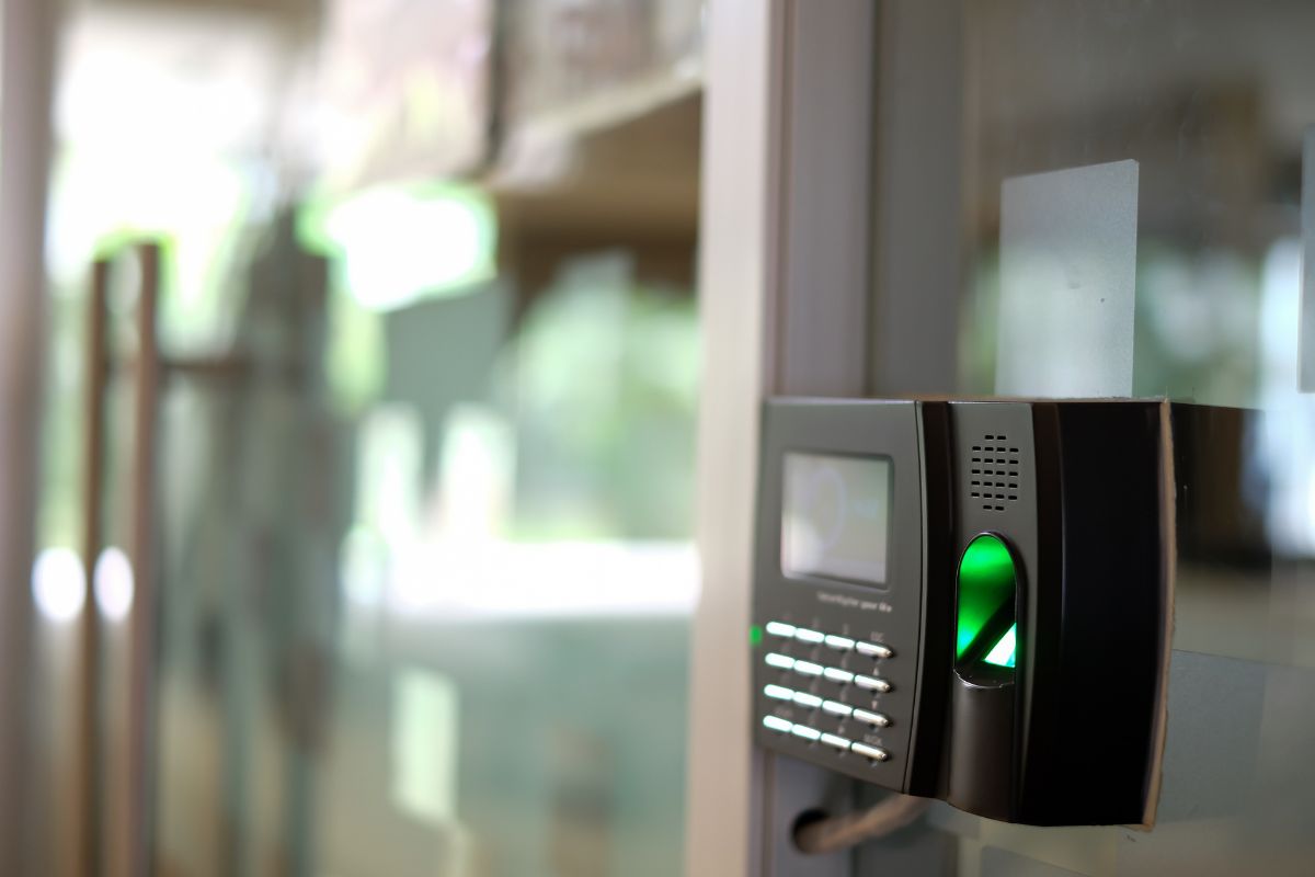 Biometric access control deployment for retail chain